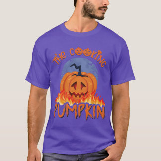 Cooking Pumpkin Halloween Mädchen T-Shirt