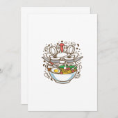 Cooking Ramen Einladung (Vorne/Hinten)