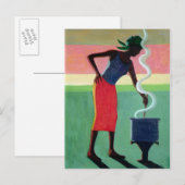 Cooking Rice 2001 Postkarte (Vorne/Hinten)