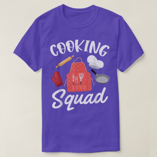 Cooking Squad Funny Hobby Chef Baking Gift T-Shirt (Design vorne)