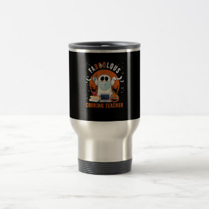 Cooking Teacher Ghost Boo Cook Lover Funny Geschen Reisebecher