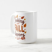 Cooking-up Fall Flavours Personalisiert Kaffeetasse (Vorderseite Links)