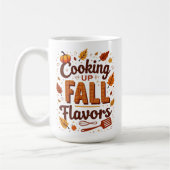 Cooking-up Fall Flavours Personalisiert Kaffeetasse (Links)
