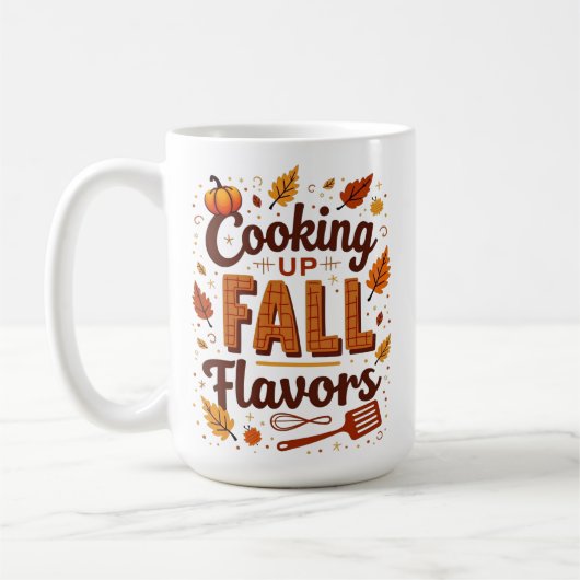 Cooking-up Fall Flavours Personalisiert Kaffeetasse (Links)