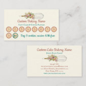 Cooking Whisky Koch Loyalty Circle Punch Visitenkarte (Vorne/Hinten)