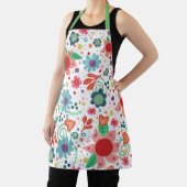 Cooking White Floral Inspirivity Niedliche Schürze (InSitu)