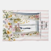 Cooking with a view of the Eiffel Tower Geschirrtuch (Horizontal)