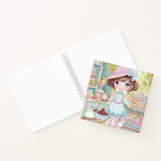 Cooking with friends 2024 bullet journal notebook notizblock (Innenseite)