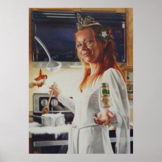 "Cooking with Magic"-Poster Poster