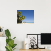 Cookinseln, Aitutaki. Kanufahrt nach Polynesien Poster (Heimbüro)