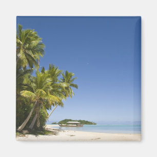 Cookinseln, Aitutaki. Polynesische Kanutour nach Magnet