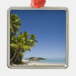 Cookinseln, Aitutaki. Polynesische Kanutour nach Silbernes Ornament