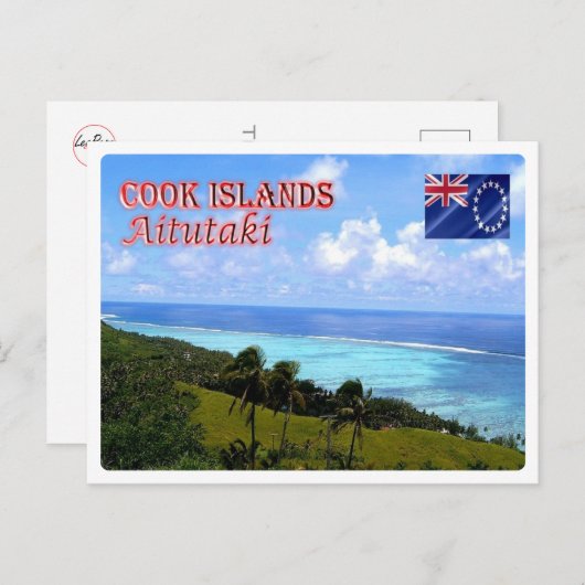 Cookinseln - Aitutaki - Postkarte (Vorne/Hinten)