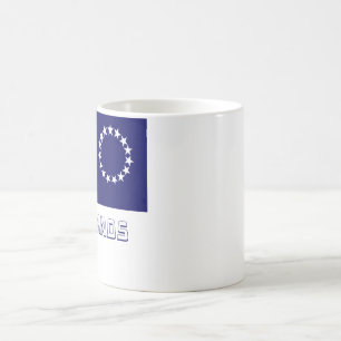Cookinseln kennzeichnen mit Namen Kaffeetasse