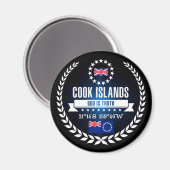 Cookinseln Magnet (Vorderseite/Rückseite)