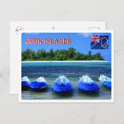 Cookinseln - postkarte (Vorne/Hinten)