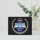 Cookinseln Postkarte (Stehend Vorderseite)