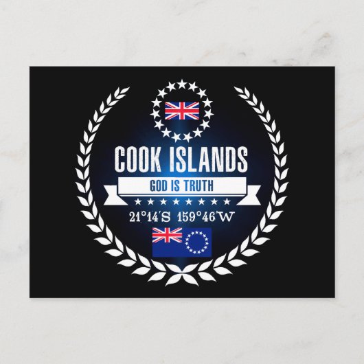 Cookinseln Postkarte (Vorderseite)