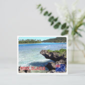 Cookinseln - Rarotonga Beach - Postkarte (Stehend Vorderseite)