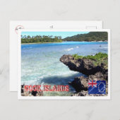 Cookinseln - Rarotonga Beach - Postkarte (Vorne/Hinten)
