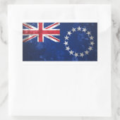 Cookinseln Rechteckiger Aufkleber (Tasche)