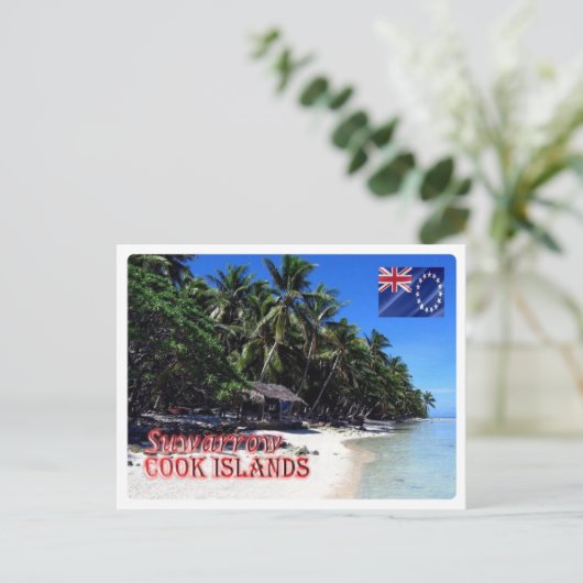 Cookinseln - Suwarrow - Postkarte (Stehend Vorderseite)