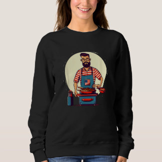 Cookout Barbeque Grill for summery Days with Frien Sweatshirt
