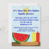 Cookout-Einladung im Freien Einladung (Vorderseite)