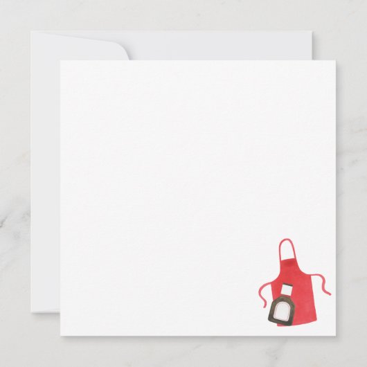 Cookout Geburtstagseinladung Einladung (Rückseite)