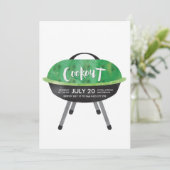 Cookout-GRILLEN-Party Einladung (Stehend Vorderseite)