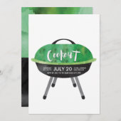 Cookout-GRILLEN-Party Einladung (Vorne/Hinten)