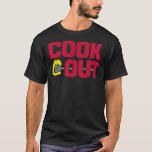 Cookout - Vintage Chalk Textur - Rot und Amp; Grau T-Shirt