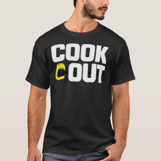Cookout - Vintage-Kreide-Textur - Weiß & Schwarz T-Shirt