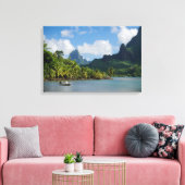 Cook's Bay, Leinwand von Moorea (Insitu (Wohnzimmer))