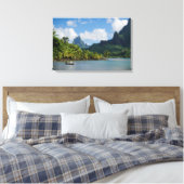 Cook's Bay, Leinwand von Moorea (Insitu (Schlafzimmer))