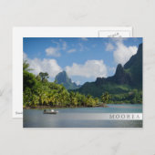 Cook's Bay, Moorea, Französisch-Polynesien Postkarte (Vorne/Hinten)