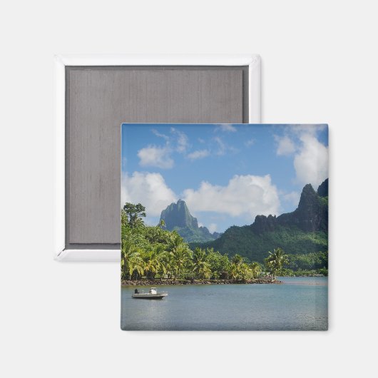 Cook's Bay, Moorea Magnet (Vorderseite/Rückseite)