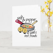Cooks Best Friends Karte (Gelbe Blume)