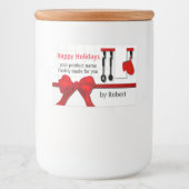 Cooks Christmas Gift Jar Label Lebensmitteletikett (Vorderseite)