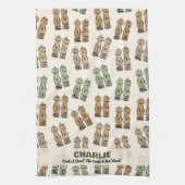 Cooks It Good Personalized  Geschirrtuch (Vertikal)