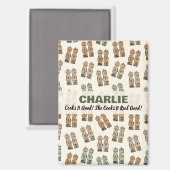 Cooks It Good Personalized  Magnet (Vorderseite/Rückseite)
