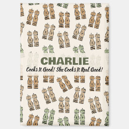 Cooks It Good Personalized  Magnet