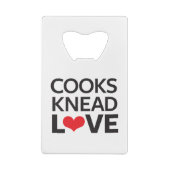 Cooks Knead Liebe Geldkarten Flaschenöffner (Rückseite)