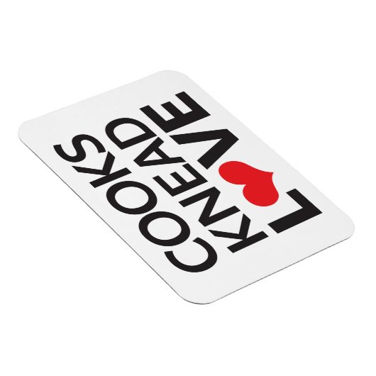 Cooks Knead Liebe Magnet (Rechte Seite)