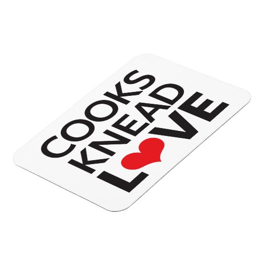 Cooks Knead Liebe Magnet (Linke Seite)