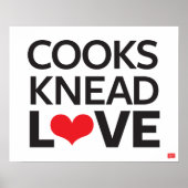 Cooks Knead Liebe Poster (Vorne)