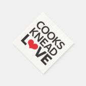Cooks Knead Liebe Serviette (Ecke)