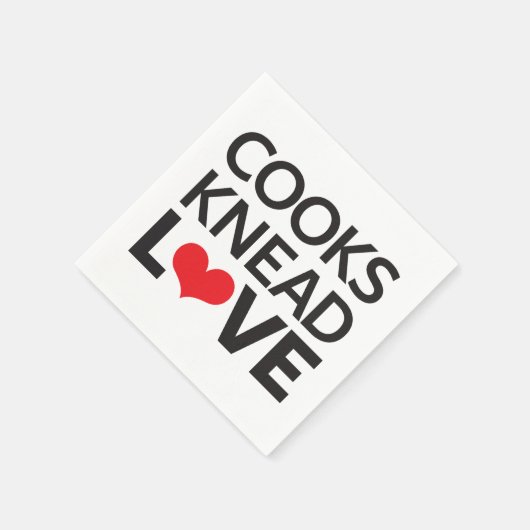 Cooks Knead Liebe Serviette (Ecke)