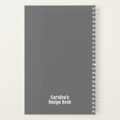Cooks Personalisiertes Rezept-Notebook Notizblock (Rückseite)