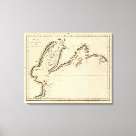 Cooks River, Alaska Leinwanddruck (Vorderseite)